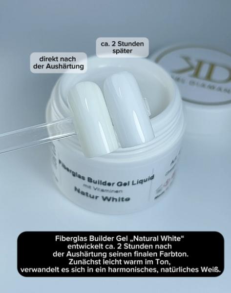 Fiberglas Builder Liquid Gel Natur White Karl Diamant 50 ml